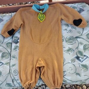 Cozy Tan Kids Footie with Black Accents